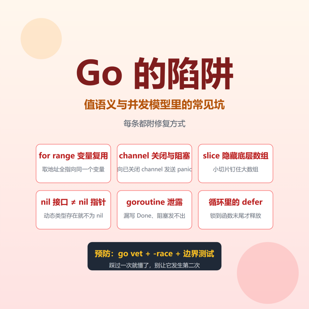 Go 的“陷阱”