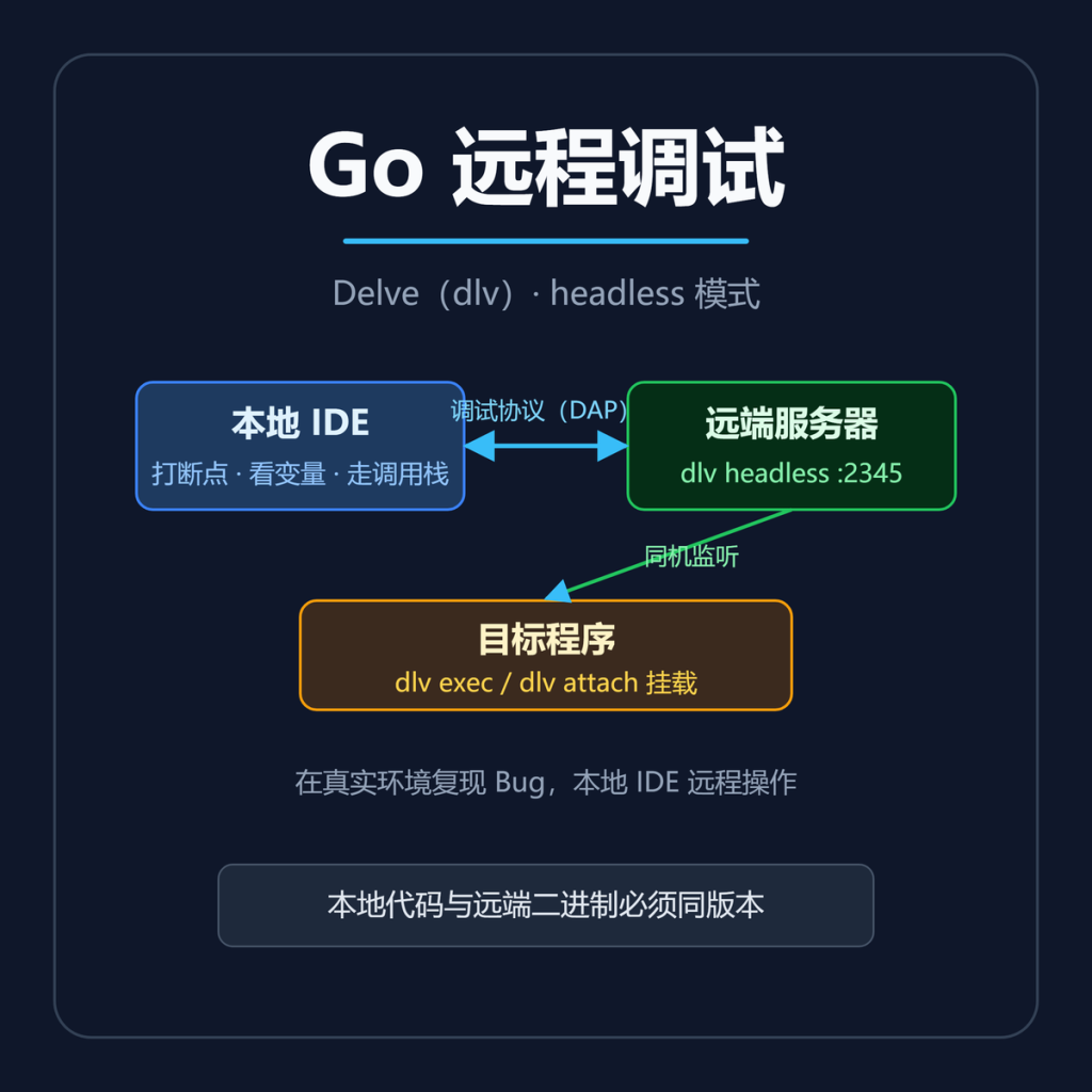 Go 远程调试